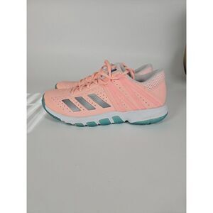 Adidas Women's Wucht P5 Pink White Badminton Shoes Indoor Sports Training Size 7